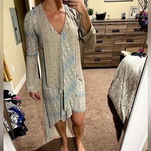 Bohemian maxi/asymmetrical dress